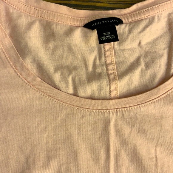 BABY PINK ANN TAYLOR TEE - Picture 4 of 5